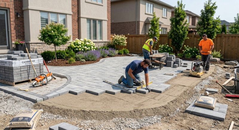 Cement Pavers Installation in Boston, MA