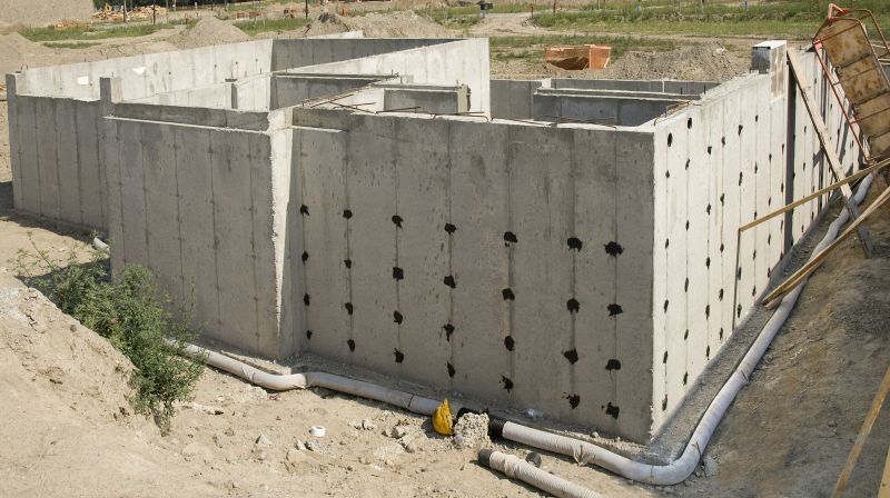 Cement Foundation Installation detail